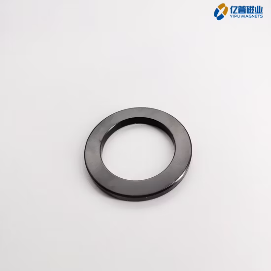 Customized Ring Compression Molding Neodymium Bonded NdFeB Magnets