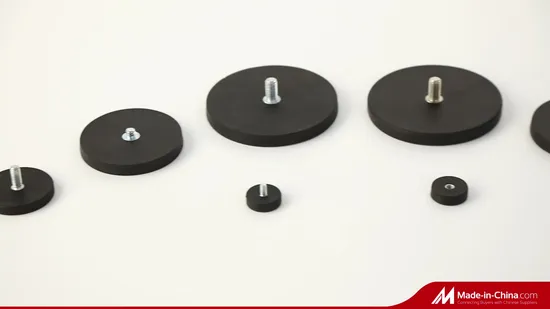 Rubber Coated Neodymium Pot Magnets