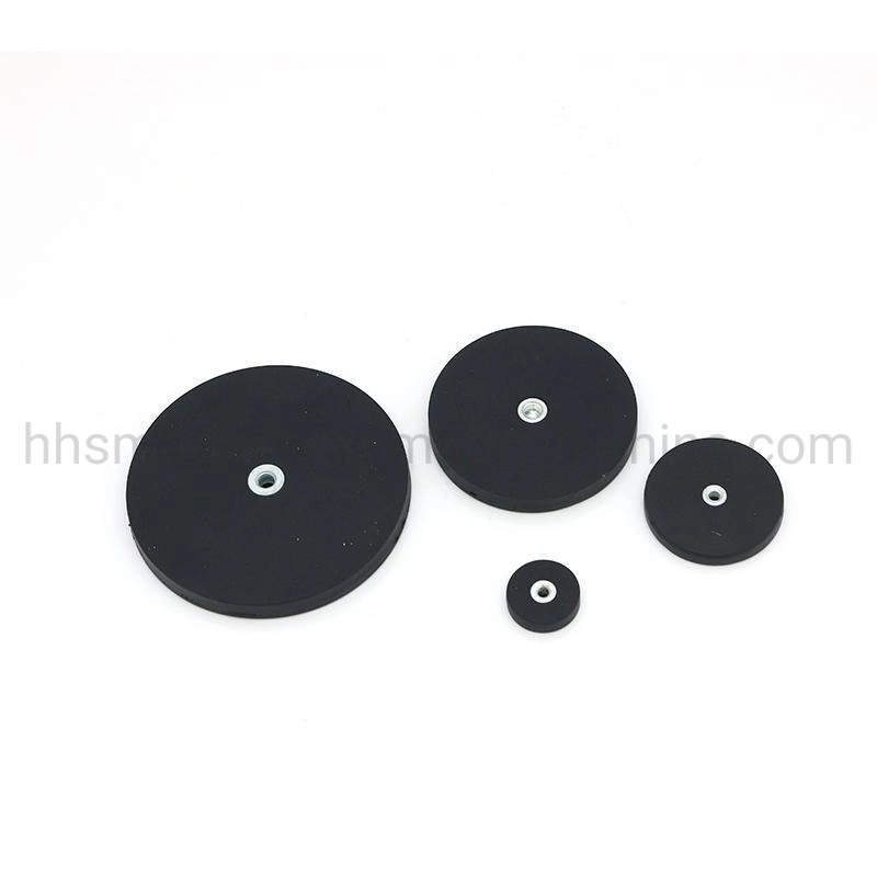 High Standard Rubber Coated Pot Magnet for Car LED Light Base