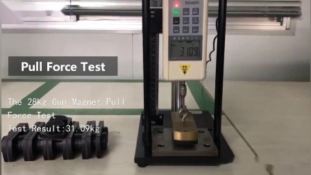 17 ans d'expérience en terres rares permanent néodyme fer bore/NdFeB forte force de maintien aimant de pistolet de 25 lb